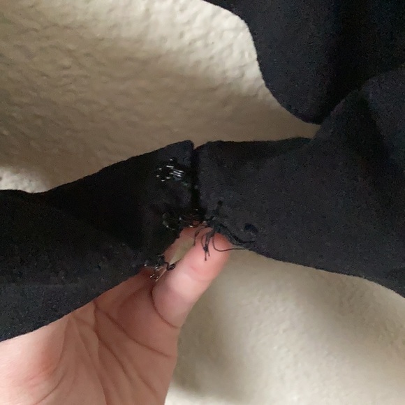 Skylar + Madison Tie Front Crop Festival Tank Black Large - Picture 9 of 13